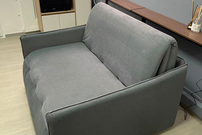 Cassis 135cm Dark Grey Electric Fabric Sofa Bed Dan | Nov 25