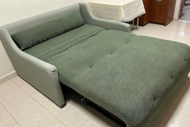 Cider 150cm Green Electric Fabric Sofa Bed Loh | Aug 26