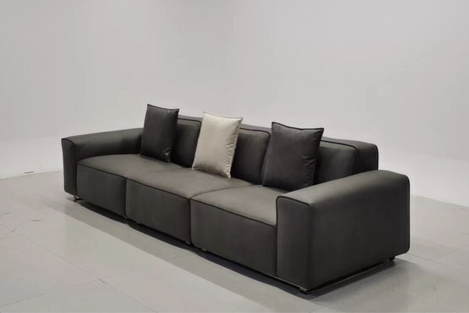 Colby 311cm Grey Fabric Sofa | Demo