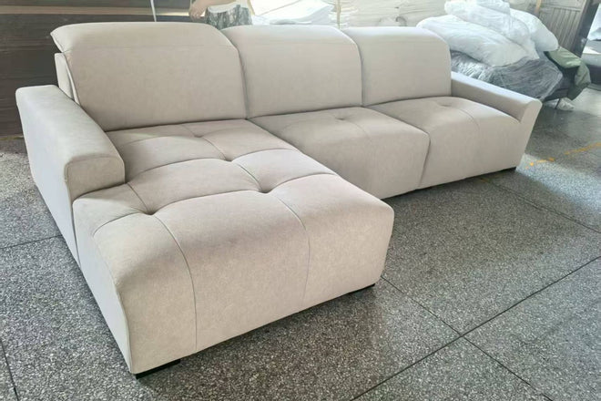 Cove 300cm Brown (Furla 45) Fabric L Shape Sectional Sofa, Paulina | Sep 25