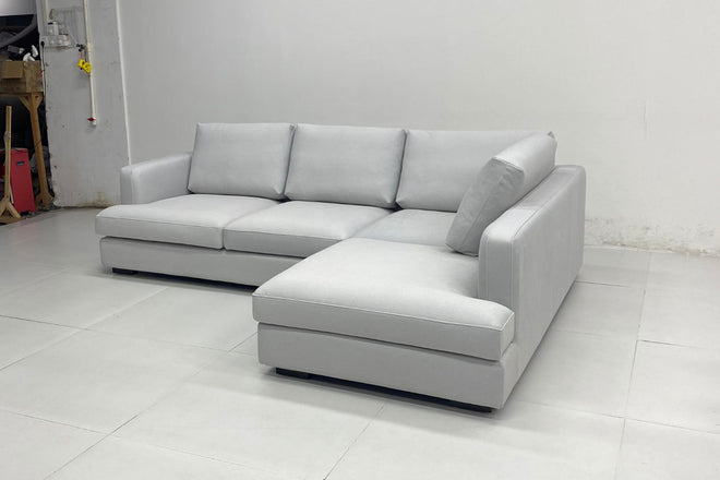 Crescent 260cm Grey (Ease 90) Easy Clean Fabric Sectional Sofa Loo Huishan | Jul 25