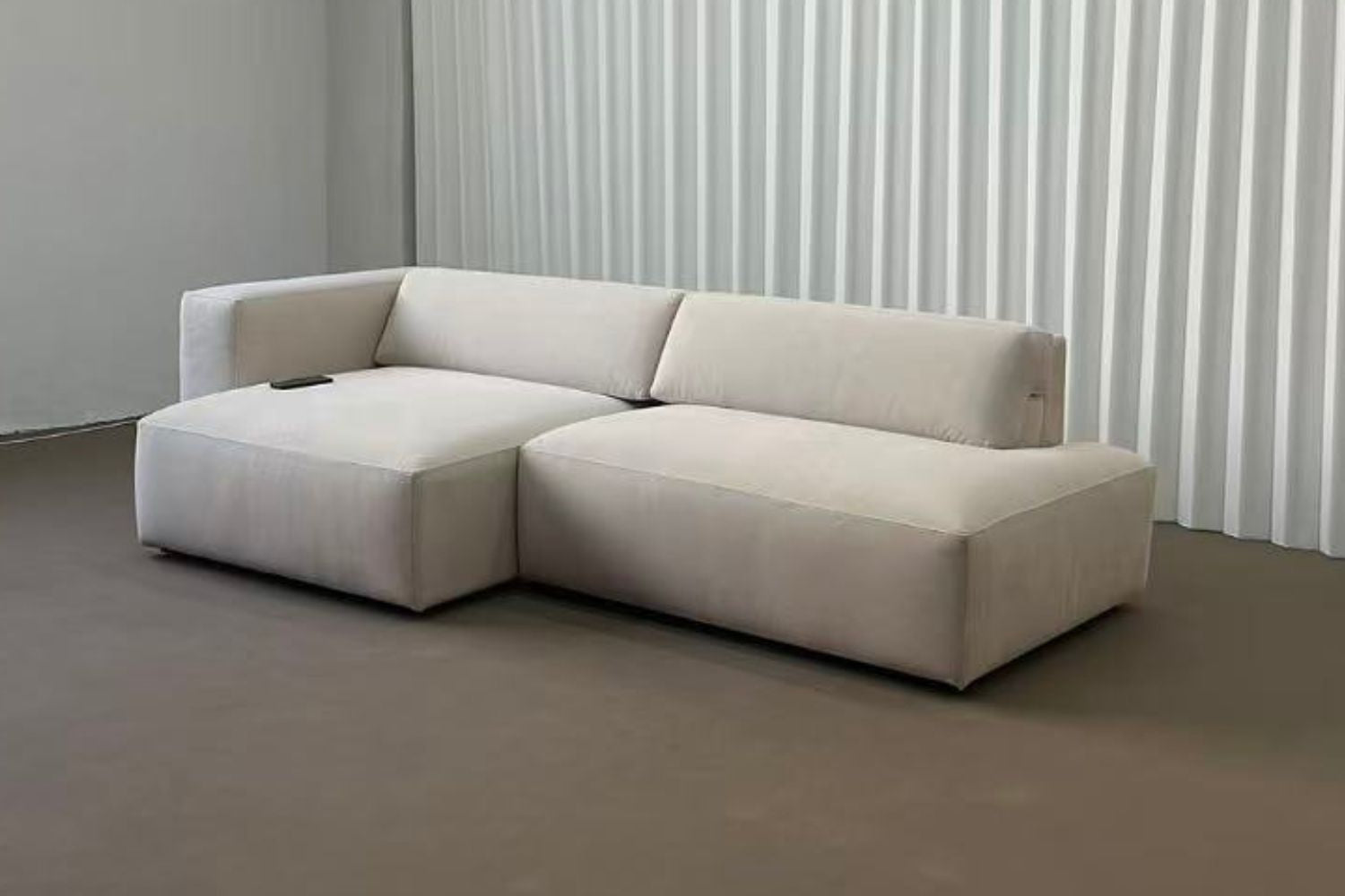 Cubix 260cm Beige Adjustable Backrest Fabric Sofa Jacelyn Koh | Oct 25