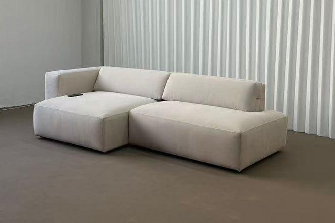 Cubix 260cm Beige Adjustable Backrest Fabric Sofa Jacelyn Koh | Oct 25