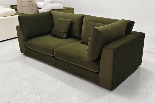 Claudia 220cm Green Fabric Sofa Norhakim Taufik | Mar 25