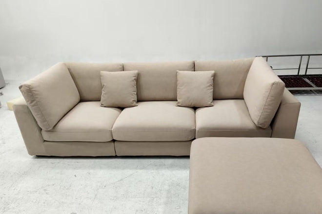 Claudia 260cm Beige Fabric Sofa Renee Shuyi Laivariantr | Jul 25