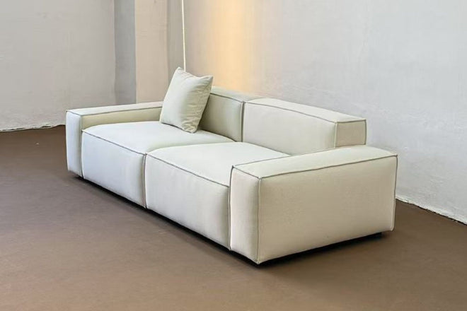 Cubix 215cm beige (Seattle 09) fabric sofa Britney Go | Apr 25