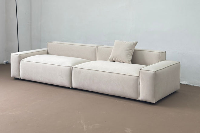 Cubix 280cm beige (Furla 40) fabric sofa Syuhada | Mar 25