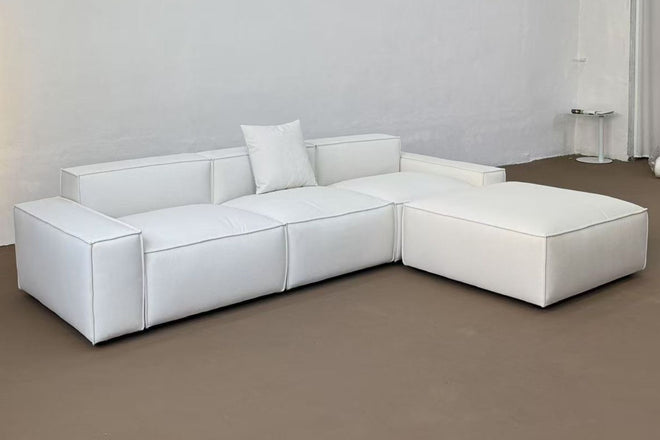 Cubix 275cm beige (Furla 01) fabric sofa Melissa Tan | May 25