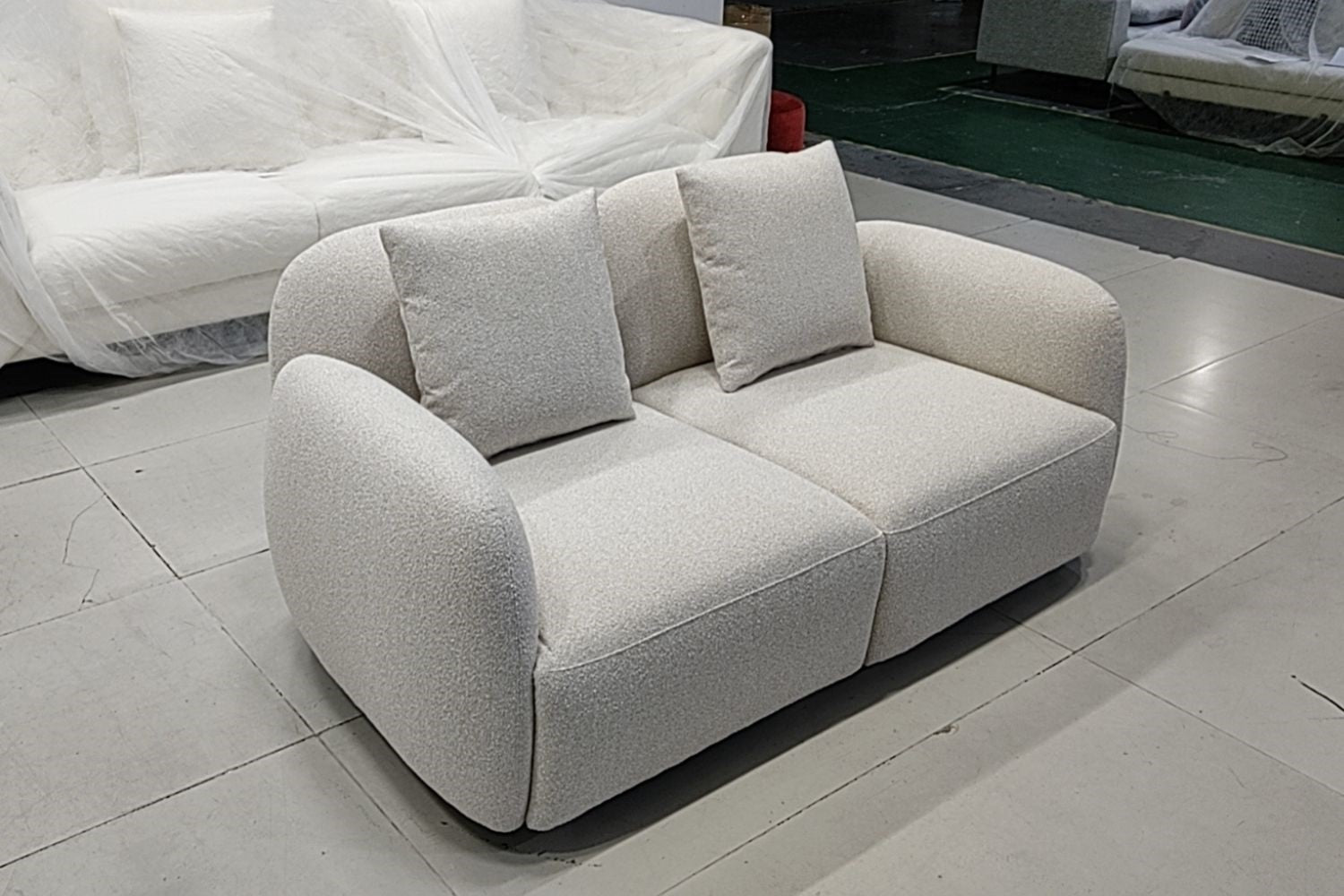 Charmy 165cm Beige Fabric Sofa Valencia Awe | Oct 24