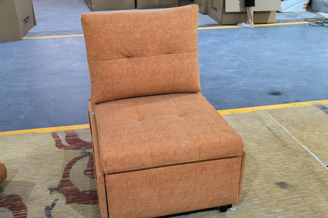 Ciabatta 66cm Orange (Kitty 08) Fabric Sofa Bed Angel | Mar 24 