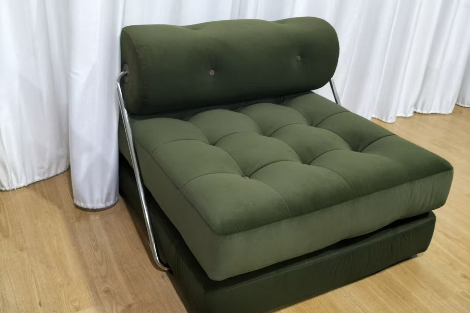 Cob 83cm green fabric sofa bed Audrey | Nov 24