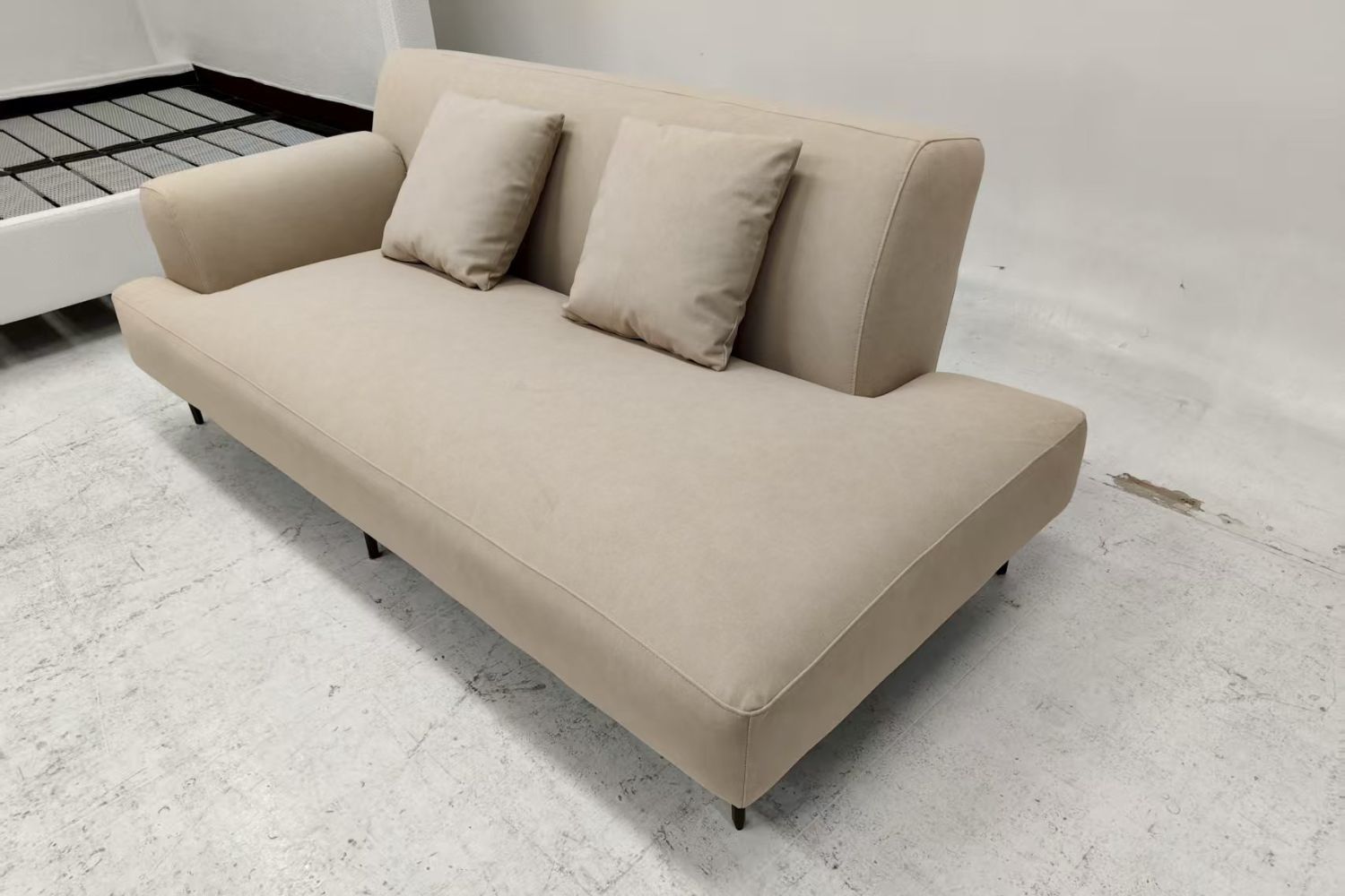 Crystal 195cm Beige Fabric One Arm Sofa Ai Hoon | Sep 25