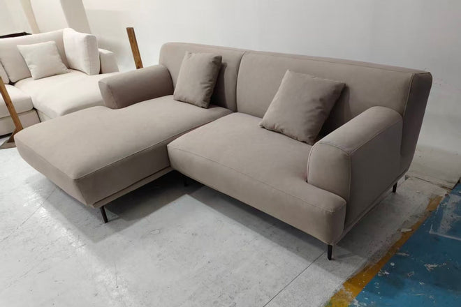 Crystal 240cm Brown Fabric Sectional Sofa Justin Goh | Oct 25