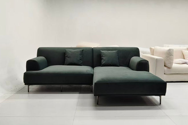 Crystal 240cm Green (Furla 69) Fabric Sectional Sofa Nisha Santhar | Mar 26