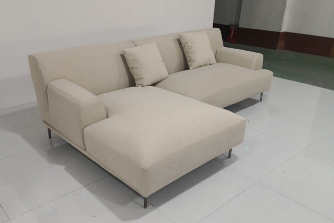 Crystal 260cm Beige (Furla 42) Fabric Sectional Sofa Beverley Ng | Sep 24