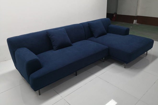Crystal 280cm Blue Fabric Sectional Sofa Yusaini | Jan 25