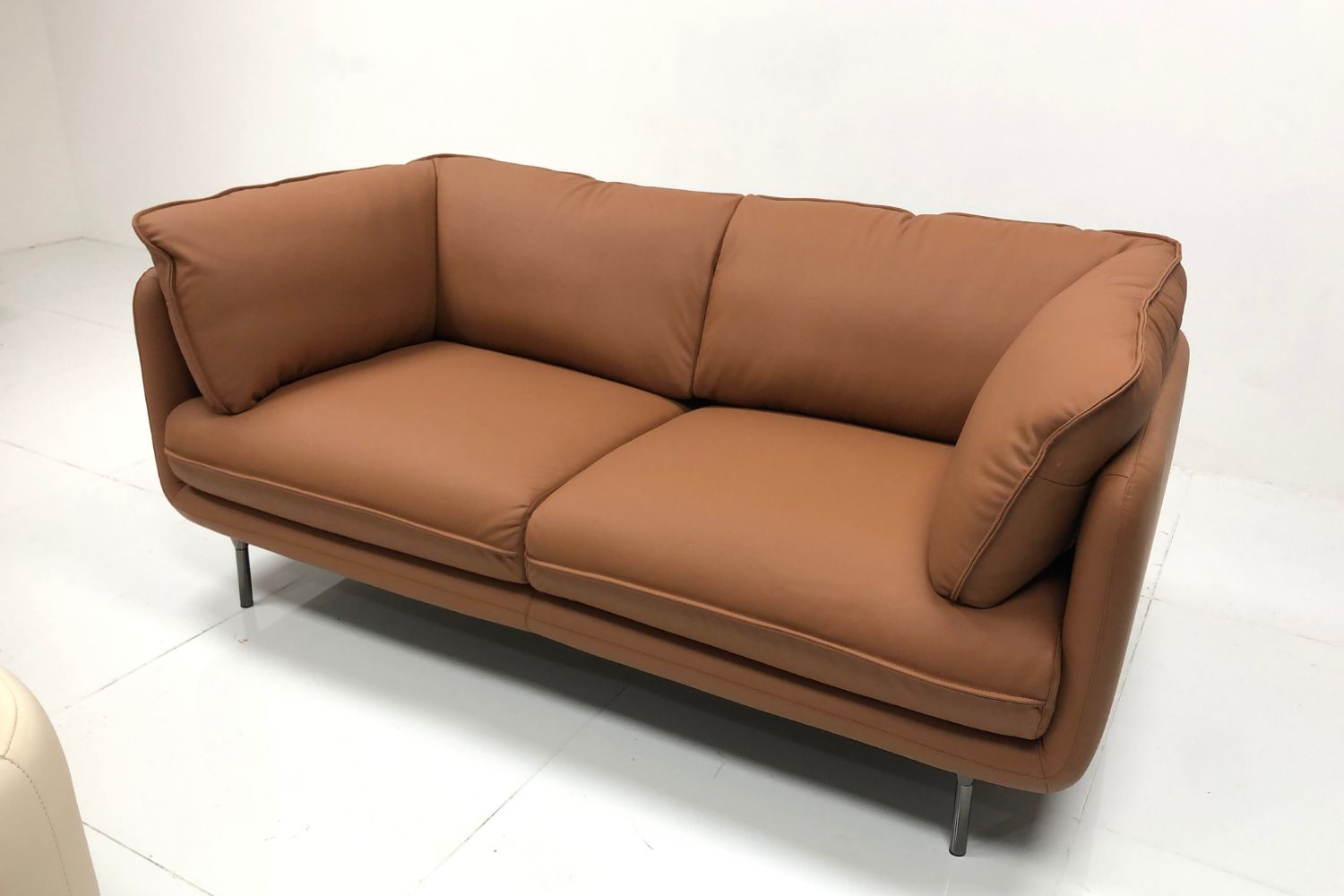 Cuddle 180cm Brown Half Leather Sofa Eileen | Mar 24