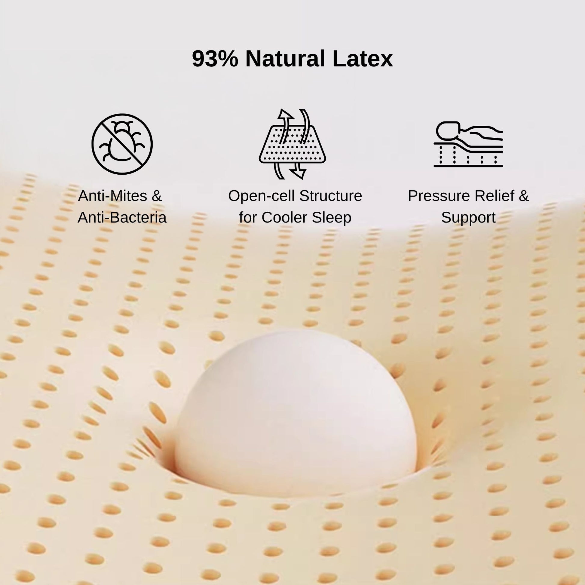 Mattress latex layer KSP