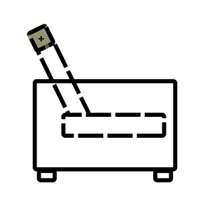 backrest height icon -  Medium -  Backrest height: 33cm