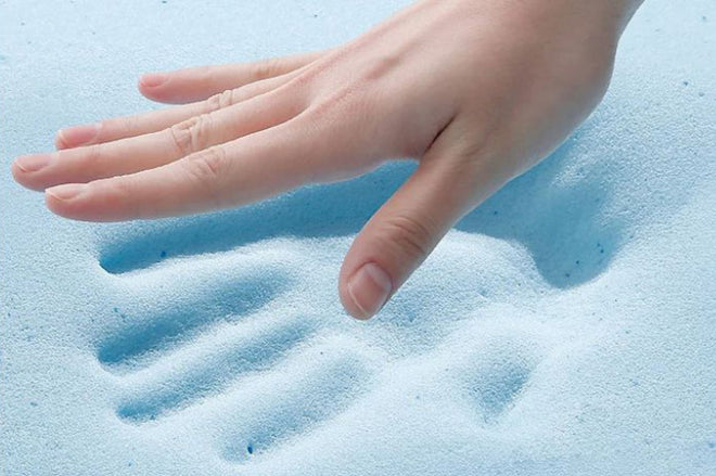 Memory foam mattress comfort layer