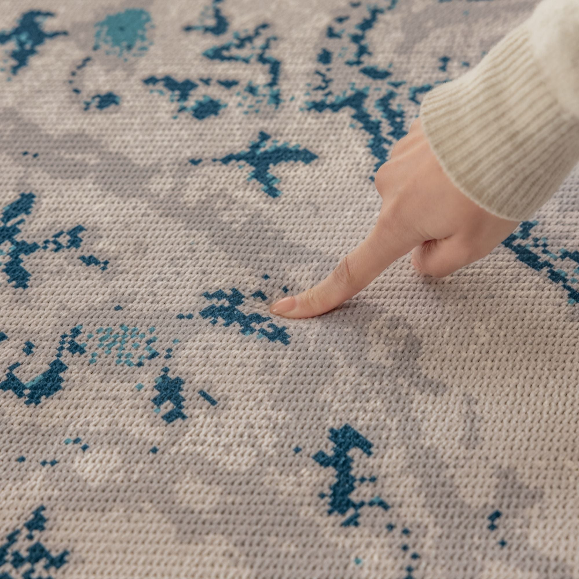 Oasis rug blue