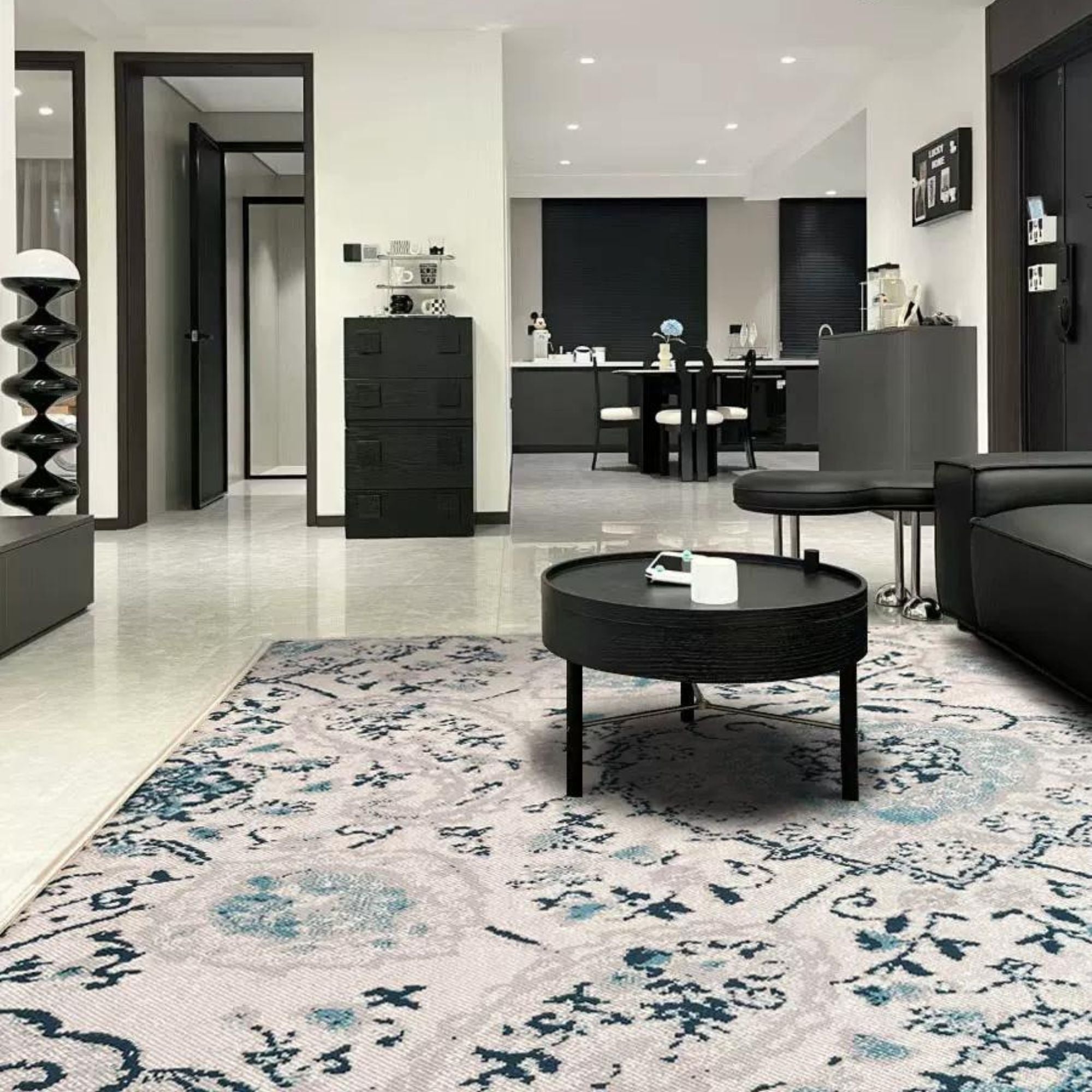 Oasis washable rug in real home