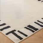 Oboe washable rug white
