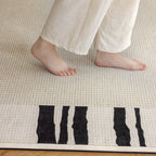 Oboe washable rug white