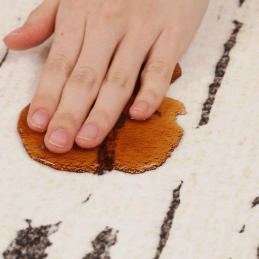 Ocean snow water resistant rug
