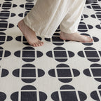 Octave washable rug black
