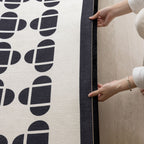 Octave washable rug black