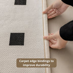 Ode washable rug white