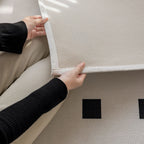 Ode washable rug white