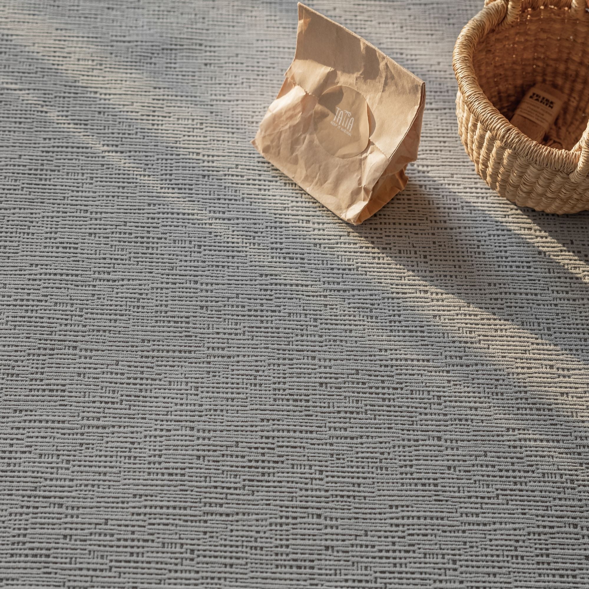 odeon washable rug grey