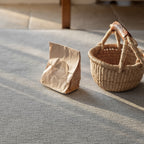 odeon washable rug grey