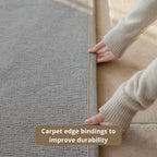 odeon washable rug grey