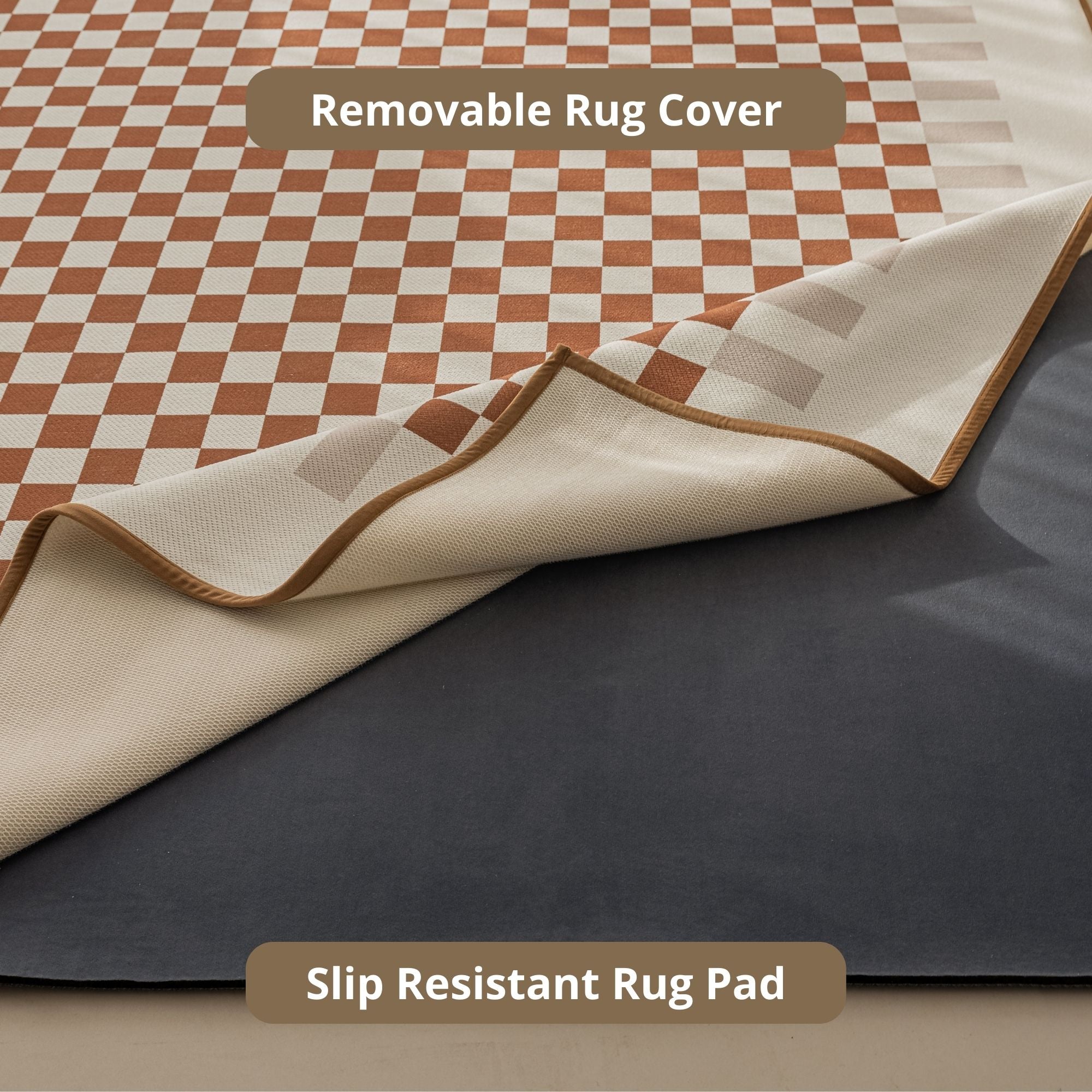 odette washable rug beige