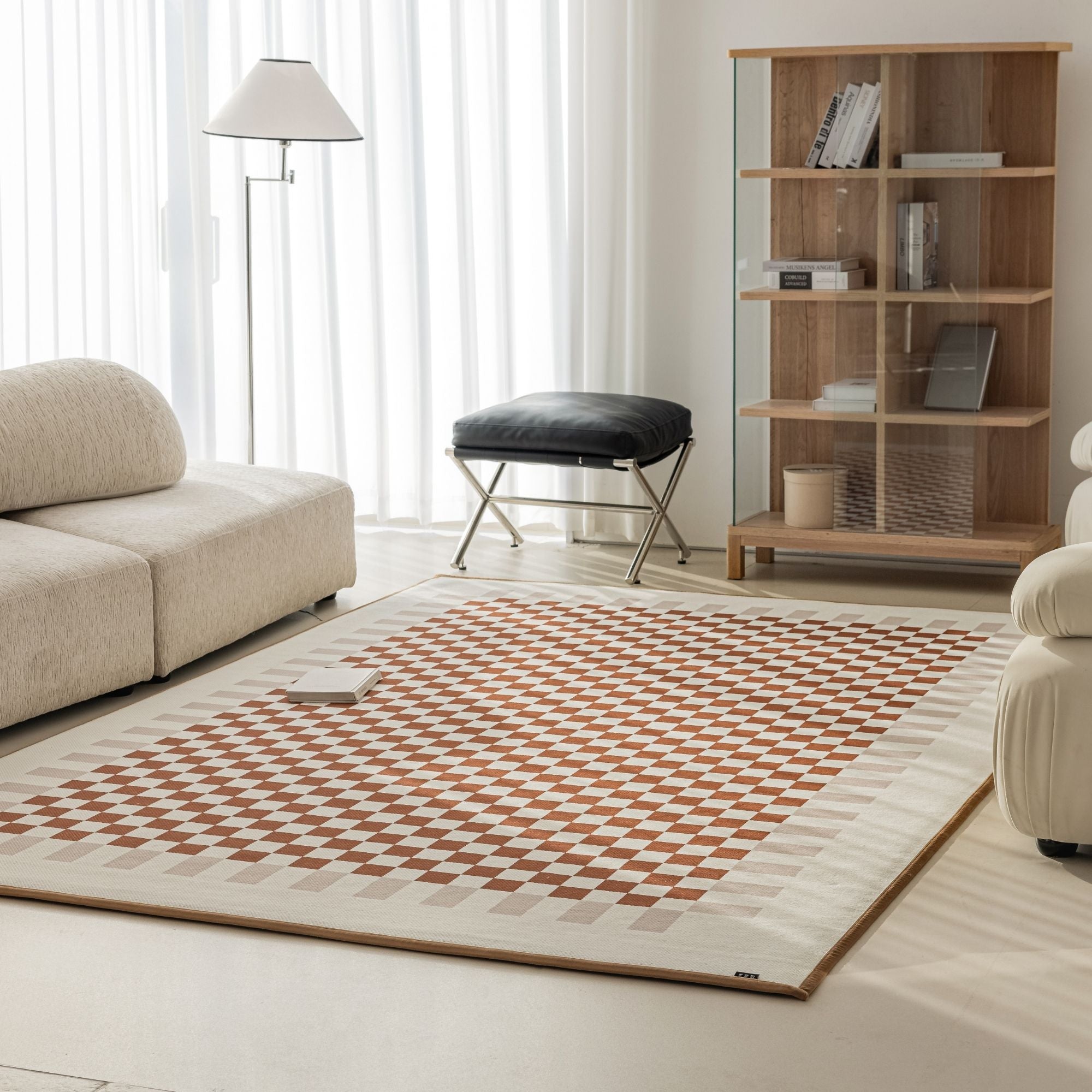 odette washable rug beige