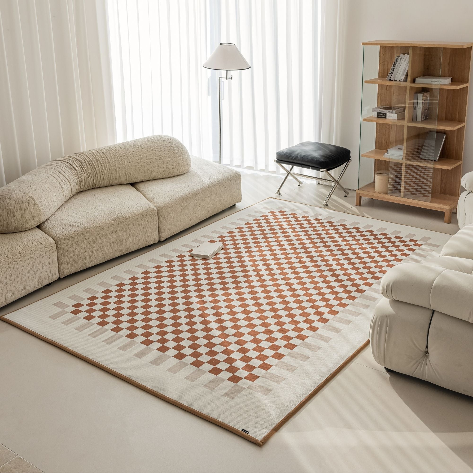 odette washable rug beige
