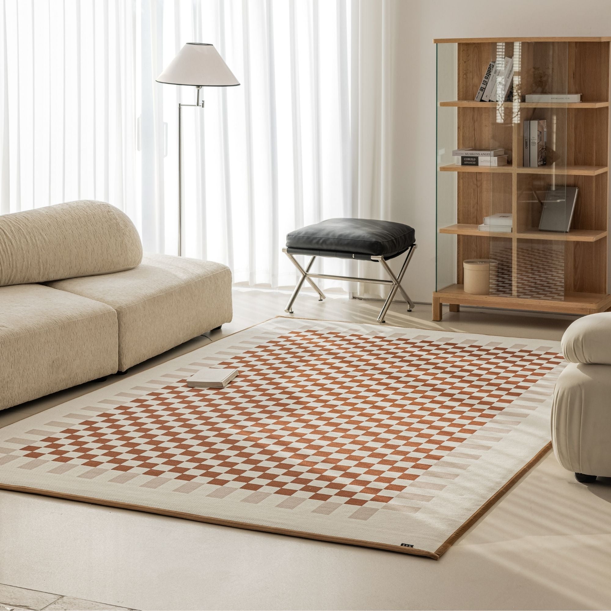 odette washable rug beige