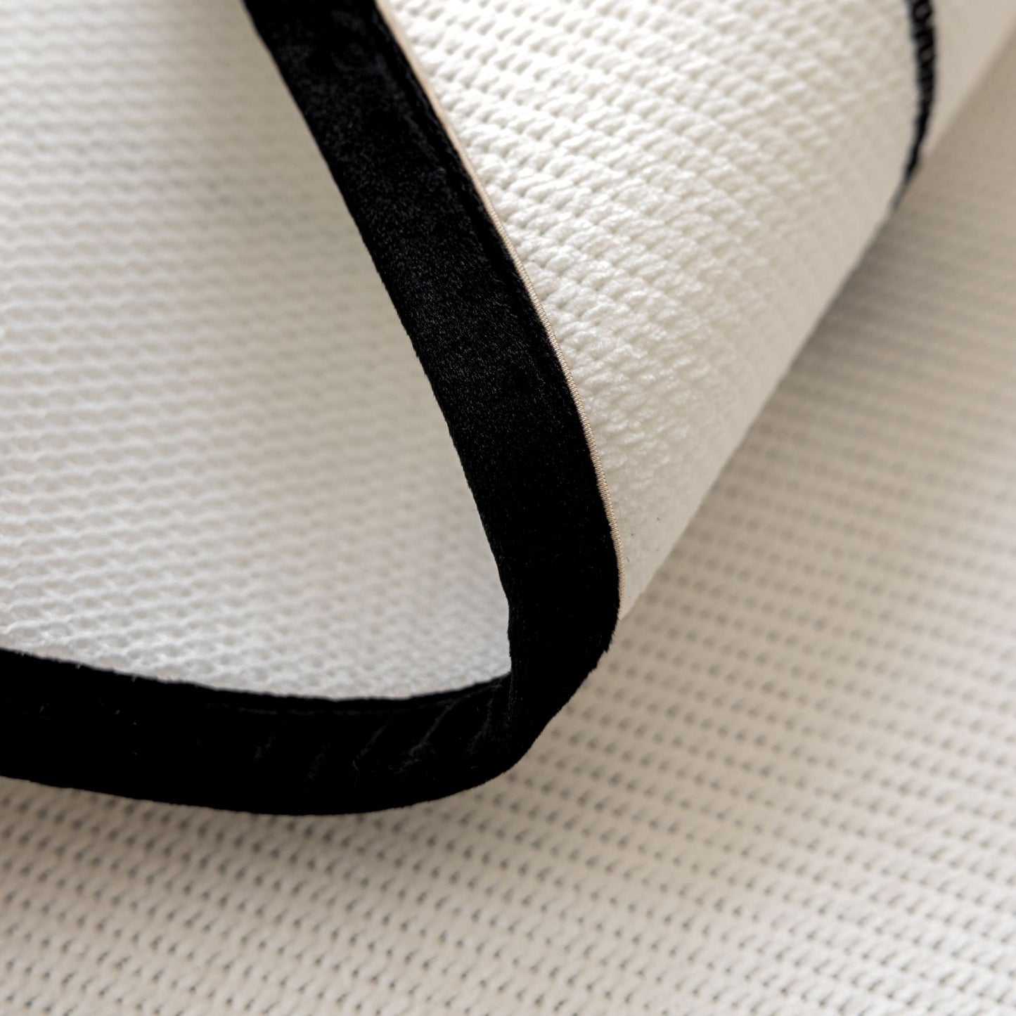 Opal white washable rug
