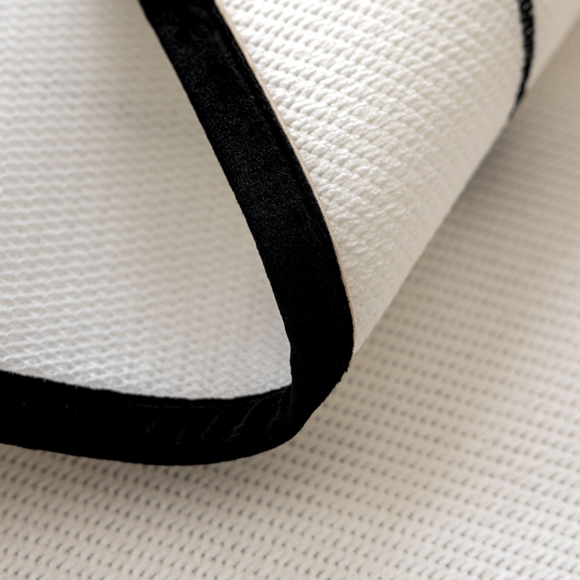 Opal white washable rug