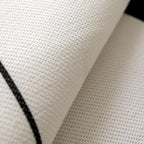 Opal white washable rug