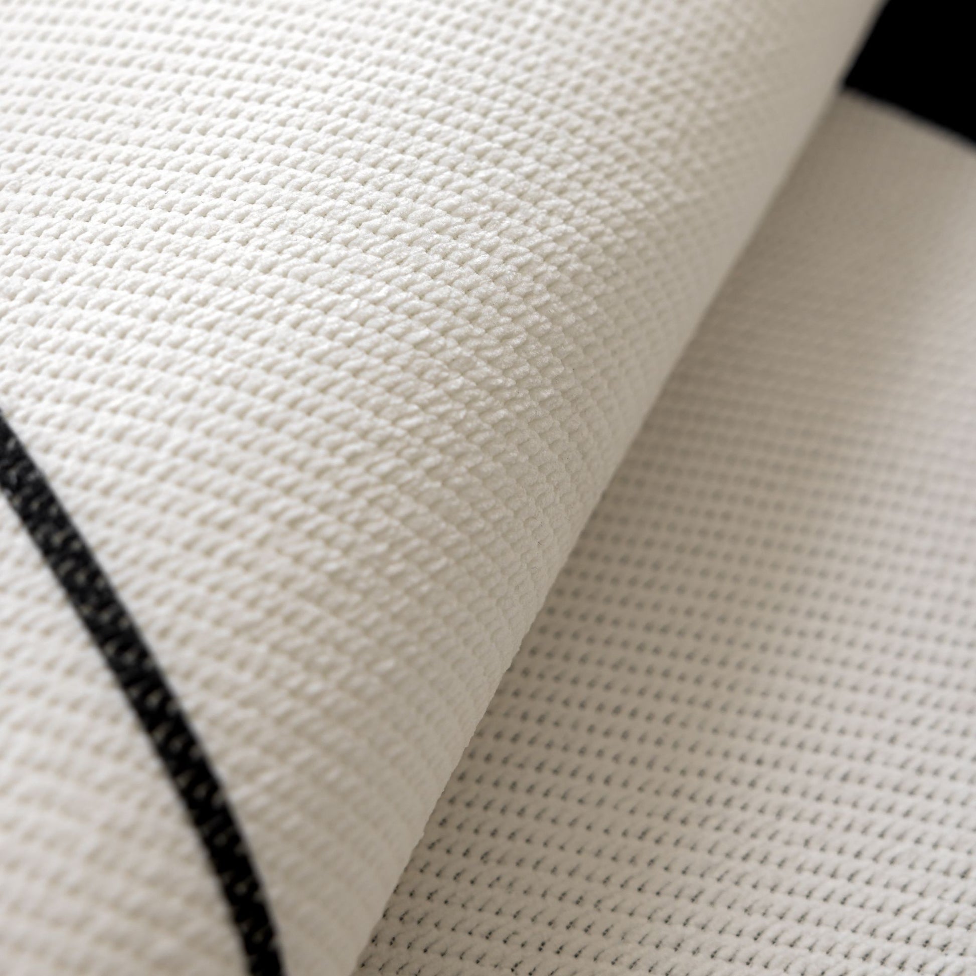 Opal white washable rug