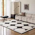 Opal white washable rug