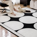 Opal white washable rug