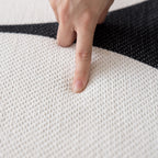 Opal white washable rug