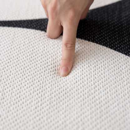 Opal white washable rug
