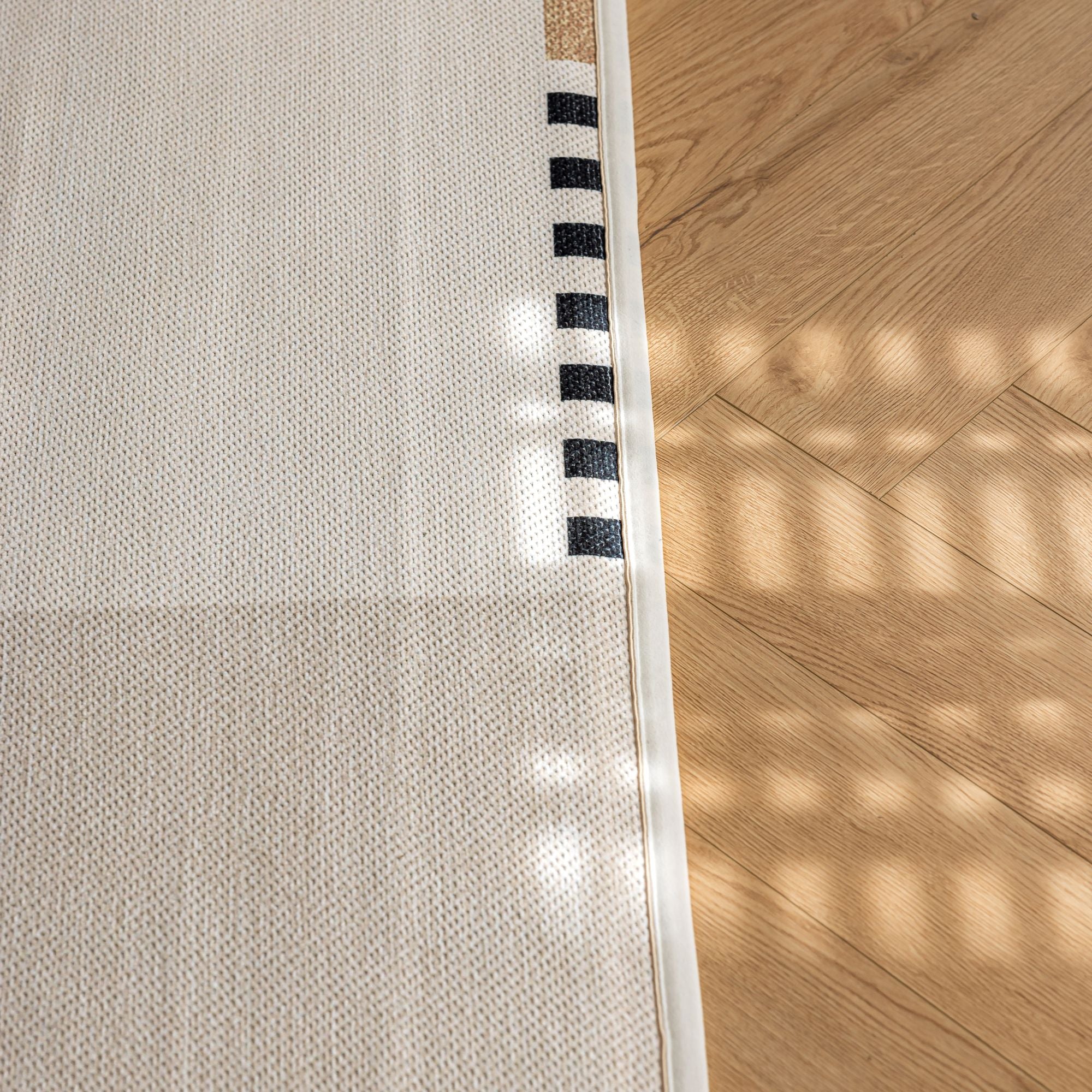 Orion beige washable rug