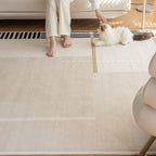 Orion beige washable rug